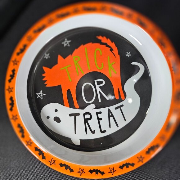 Ghoulish 100% Melamine Kids 6 Piece Party Set Halloween Decor New In Box - Picture 6 of 12
